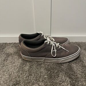 Vans Men's Charcoal Canvas Sneakers